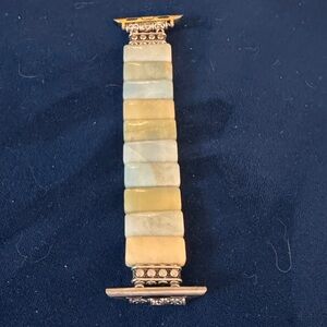 Cape Diablo Blue and Yellow Stone Link Watch Band Accent